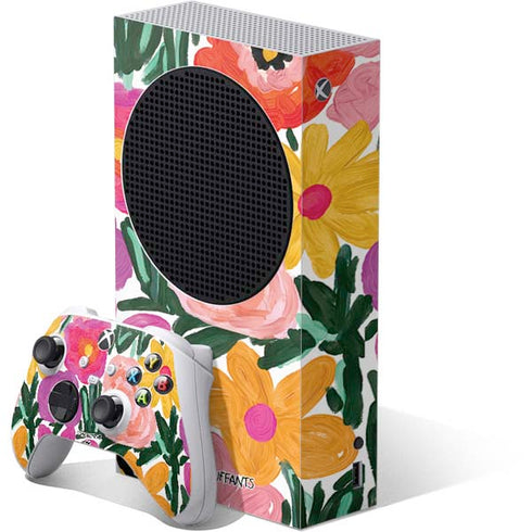 Bouffants and Broken Hearts Painterly Garden Xbox Series S Skins